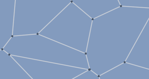 Illustration of Voronoi diagram region size/border length variance