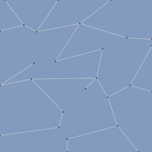 Voronoi diagram post-deletion, cycles removed